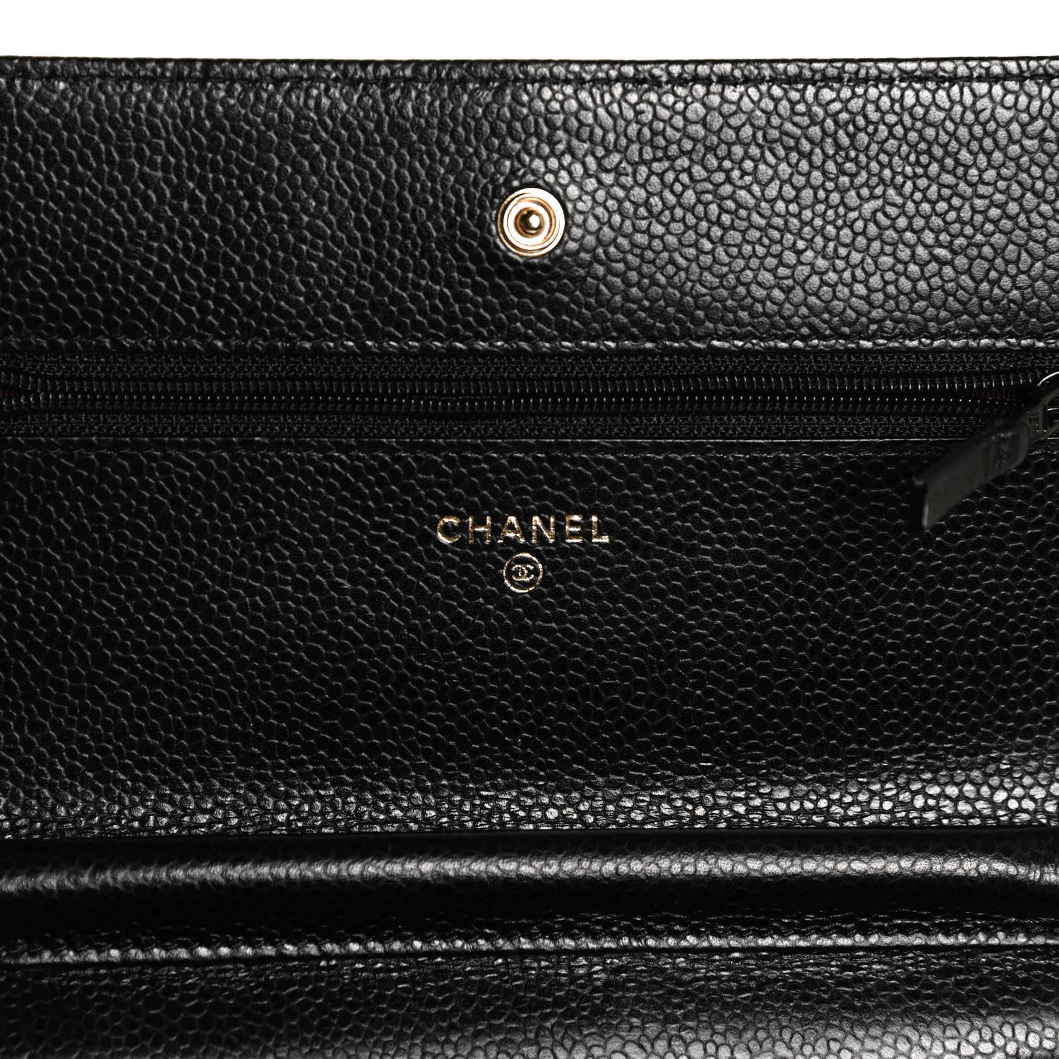 Chanel Caviar Quilted Wallet On Chain WOC Black 5 of 10