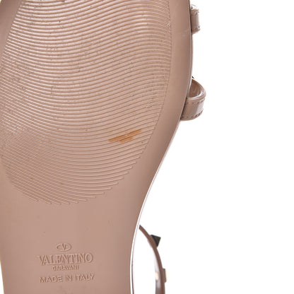 Valentino Garavani PVC Jelly Rockstud Caged Sandals 41 Poudre 8 of 11