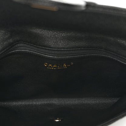 Chanel Caviar Quilted Flap Clutch Black 5 of 7