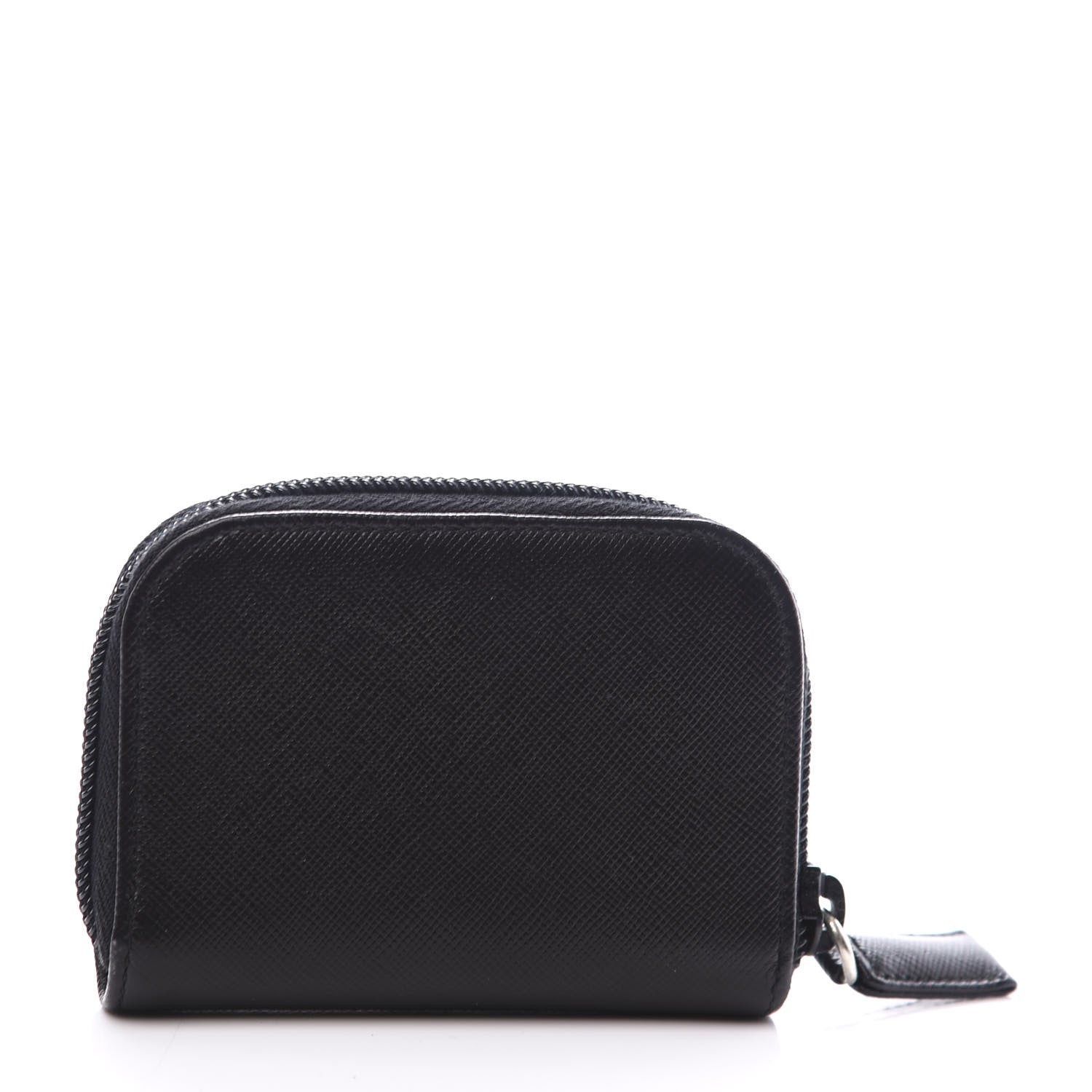 Prada Saffiano Coin Purse Black 2 of 8