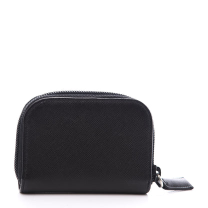Prada Saffiano Coin Purse Black 2 of 8