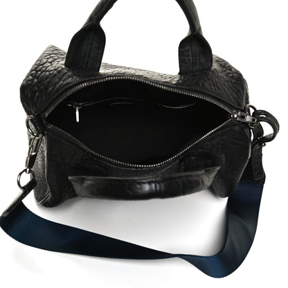 Alexander Wang Pebbled Lambskin Rocco Black Nickel Hardware 4 of 10