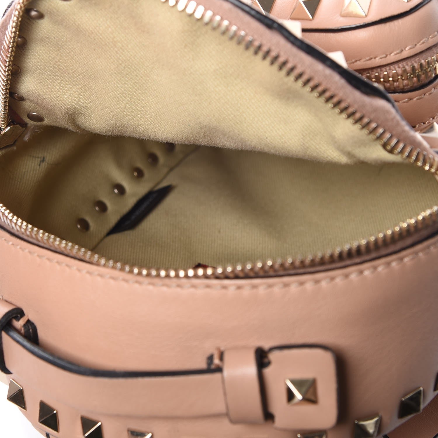 Valentino Garavani Calfskin Mini Rockstud Backpack Alpaca 5 of 23