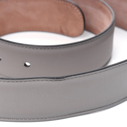 Gucci Moon Calfskin Interlocking G 37mm Belt 115 46 Storm Grey 8 of 10