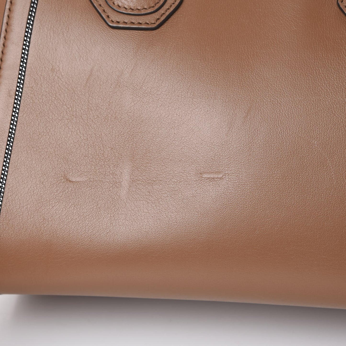 Sugar Goatskin Small Antigona Caramel
