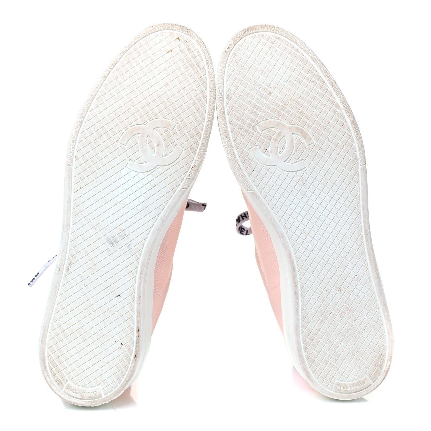 Chanel Canvas Womens Sneakers 38.5 Light Pink 8 of 8