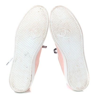 Chanel Canvas Womens Sneakers 38.5 Light Pink 8 of 8