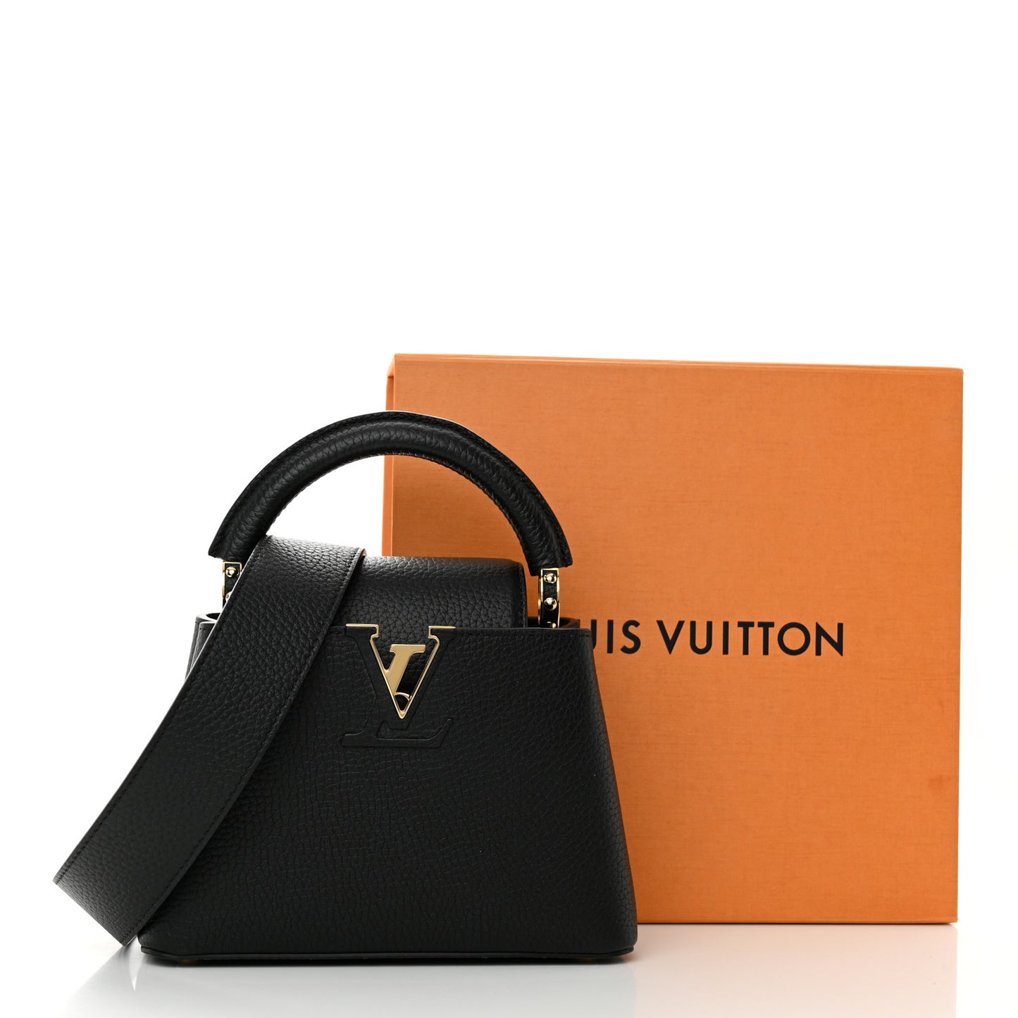 Taurillon Mini Capucines Black