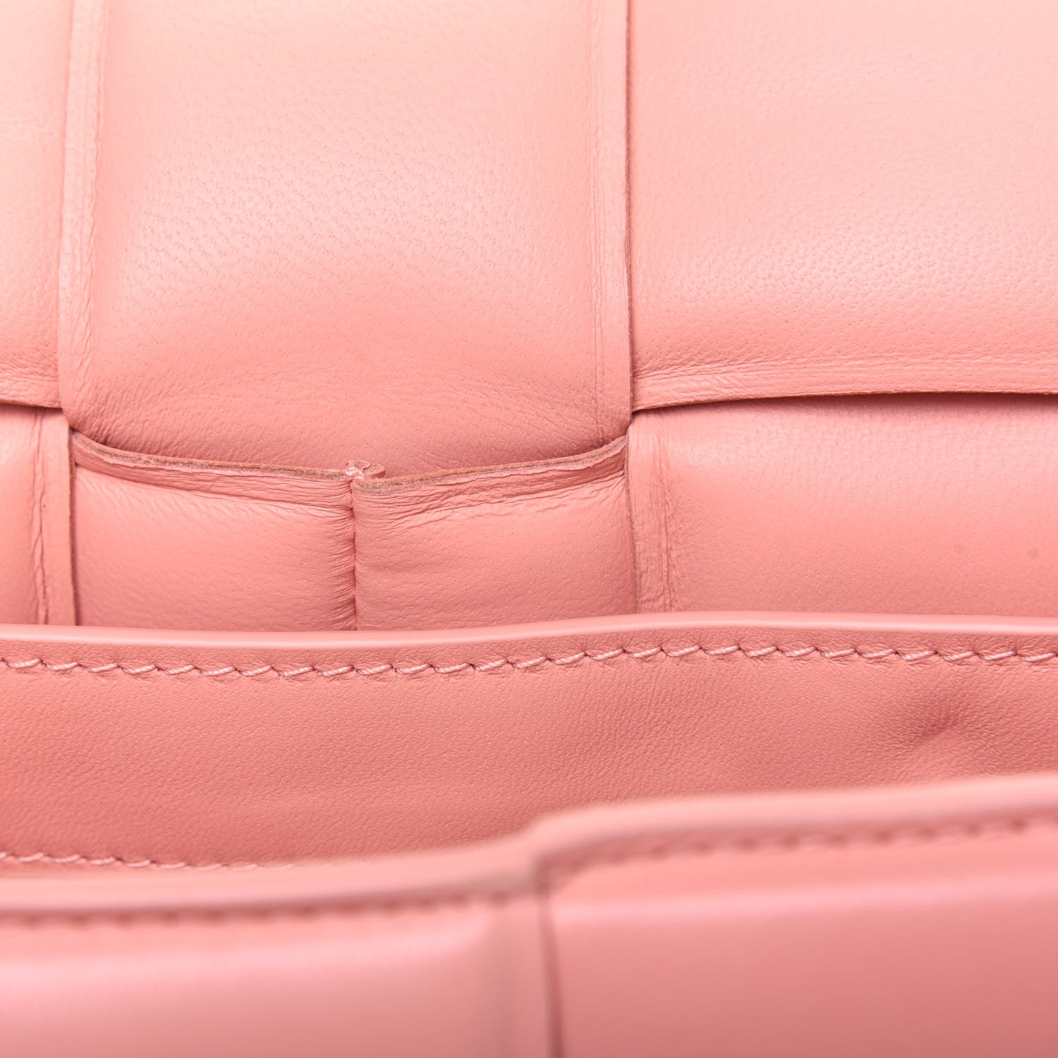 Bottega Veneta Nappa Maxi Intreccio Padded Cassette Crossbody Bag Peachy 8 of 13