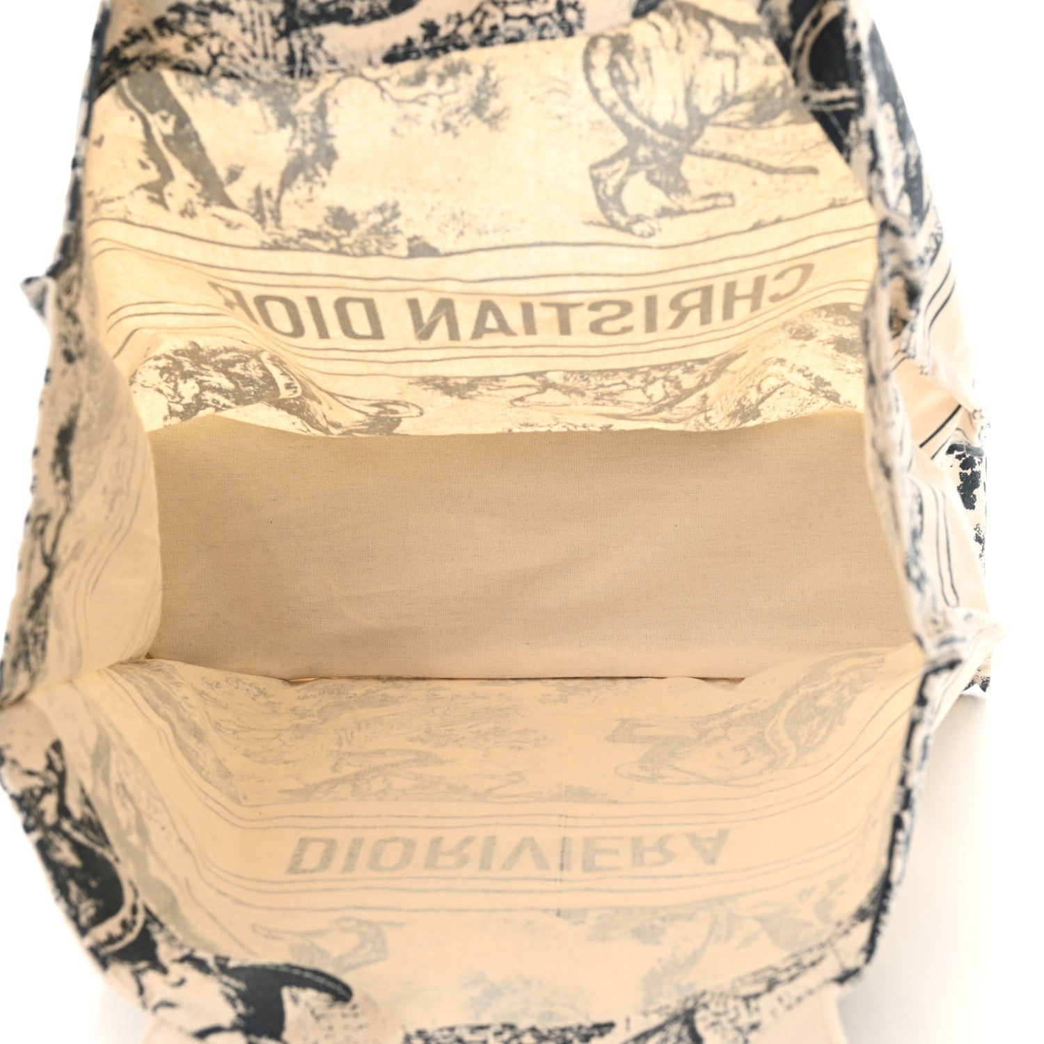 Christian Dior Canvas Dioriviera Tote Grey 5 of 11