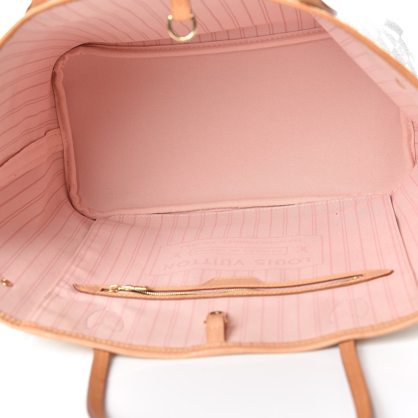 Damier Azur Neo Neverfull MM Rose Ballerine