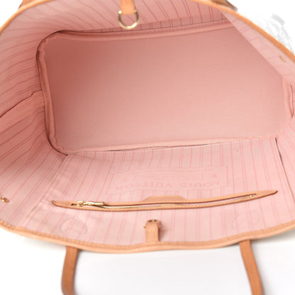 Louis Vuitton Damier Azur Neo Neverfull MM Rose Ballerine 5 of 20