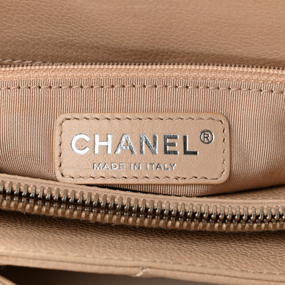 Chanel Caviar Quilted Grand Shopping Tote GST Beige Clair 6 of 11