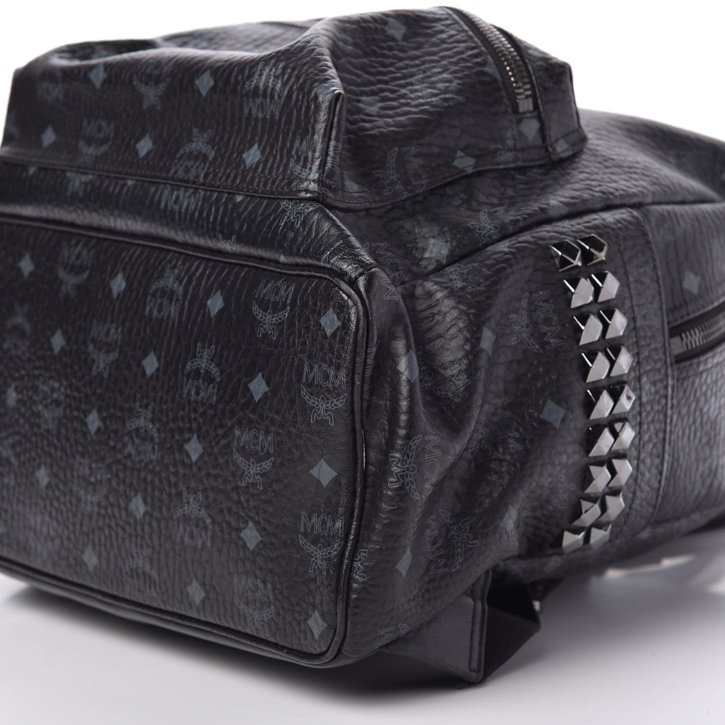 Visetos Medium Side Studs Stark Backpack Black