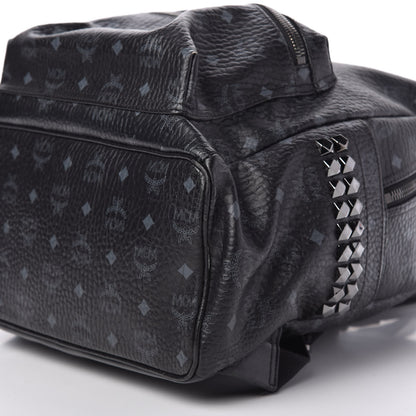 MCM Visetos Medium Side Studs Stark Backpack Black 7 of 10