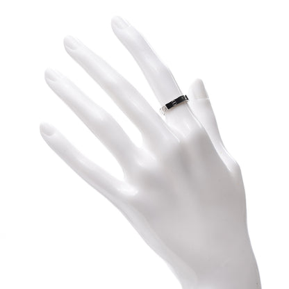 Cartier 18K White Gold 3.5mm LOVE Wedding Band Ring 48 4.5 2 of 5
