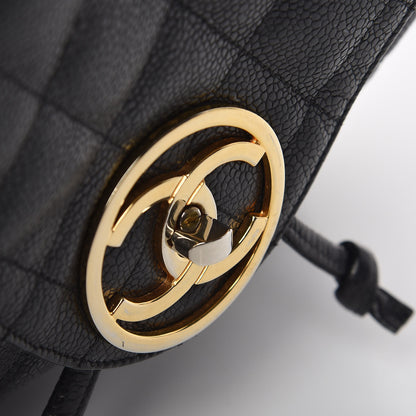 Chanel Caviar Quilted CC Backpack Black 11 of 15