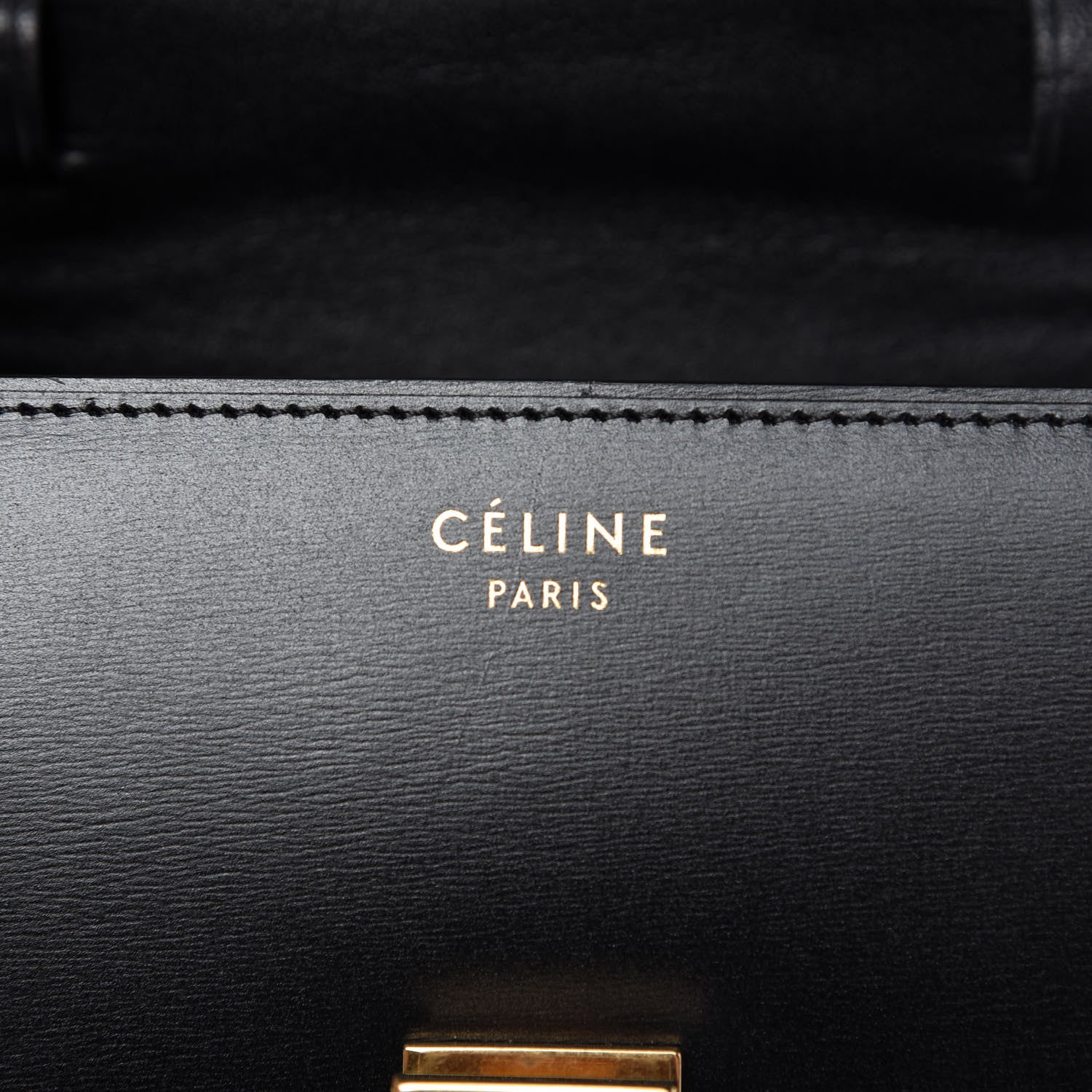 Celine Box Calfskin Small Classic Box Flap Bag Black 8 of 8