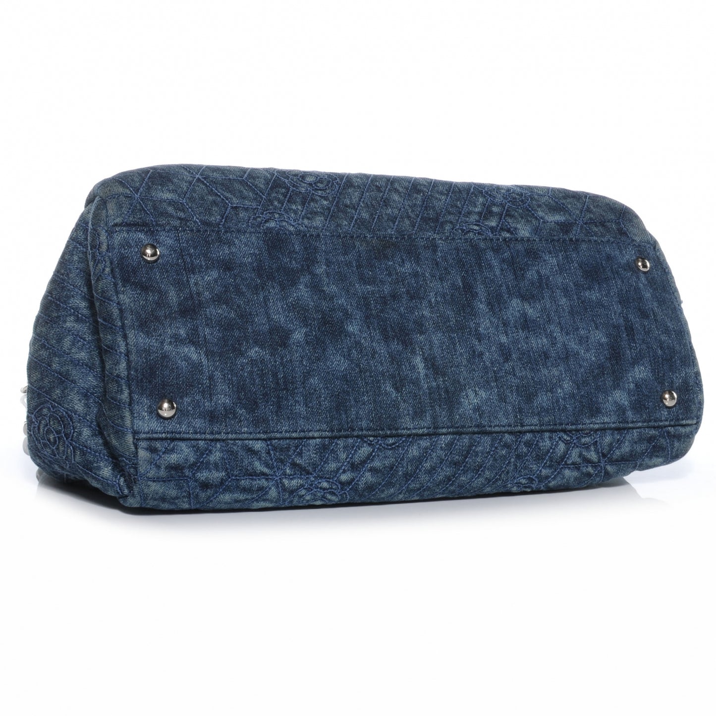 Denim Camellia Embroidered Large Just Mademoiselle Blue