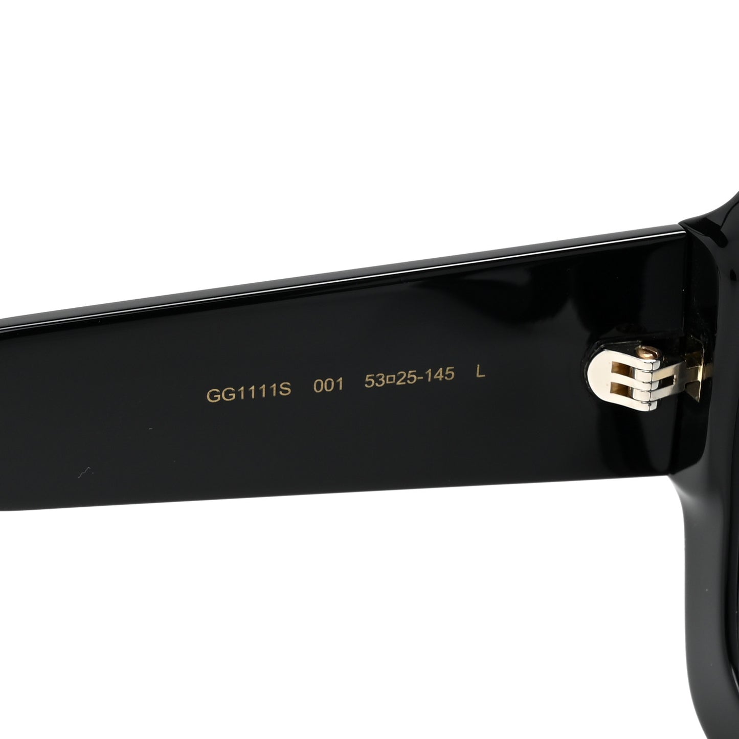 Acetate Square Sunglasses GG1111S Black