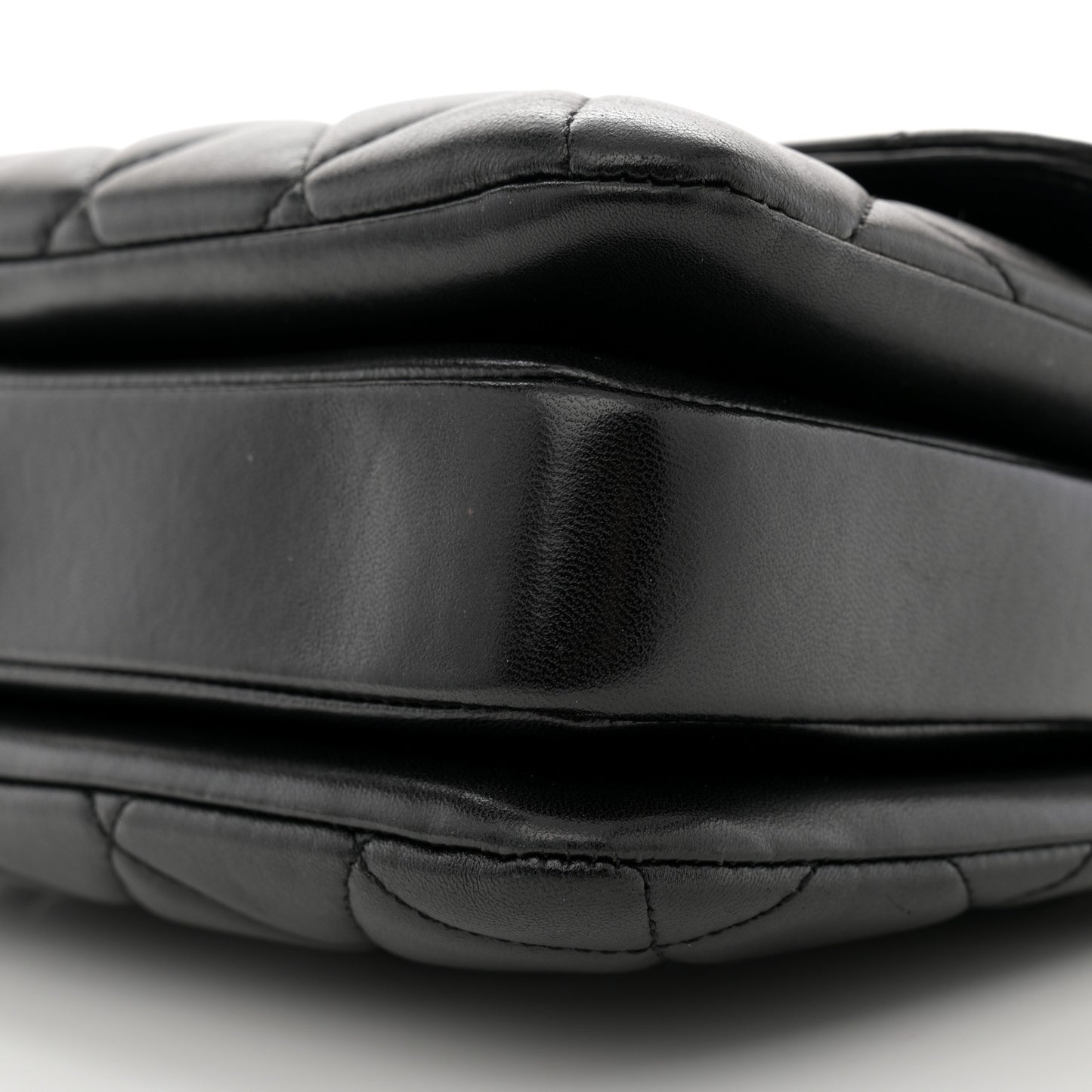 Lambskin Quilted Small Trendy CC Dual Handle Flap Bag Black