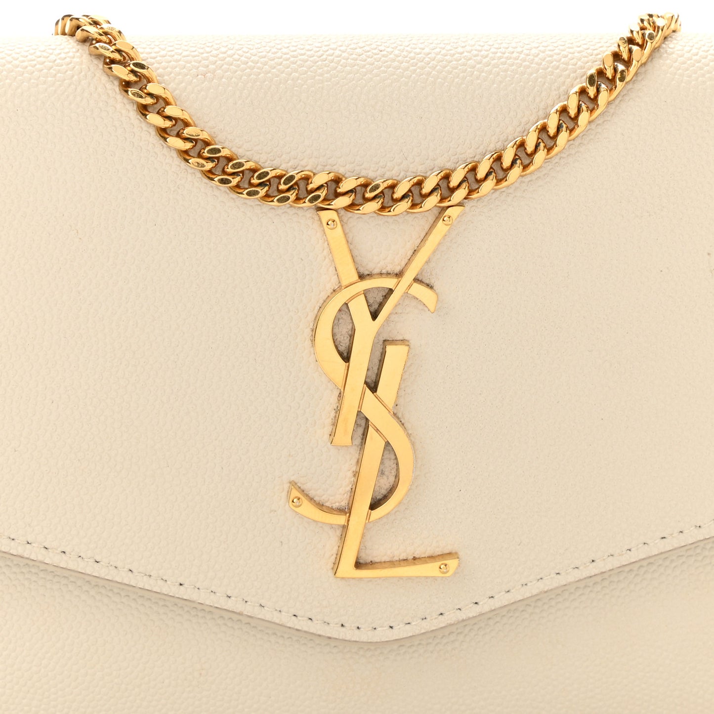 Grain De Poudre Monogram Uptown Chain Wallet Crema Soft