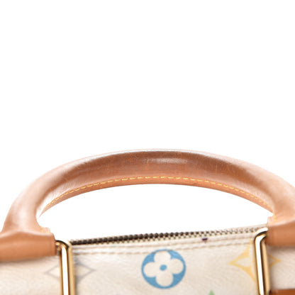 Louis Vuitton Monogram Multicolor Speedy 30 White 9 of 15