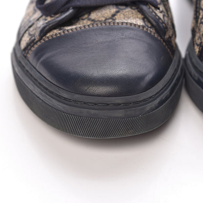 Gucci GG Supreme Monogram Mens Sneakers 6.5 Navy 9 of 14