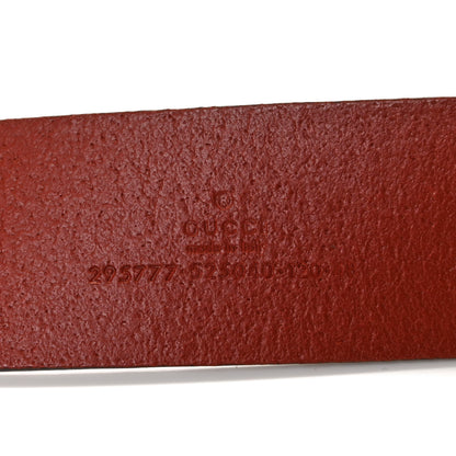Gucci Calfskin Bi Color Interlocking G Belt 120 48 Red 5 of 8