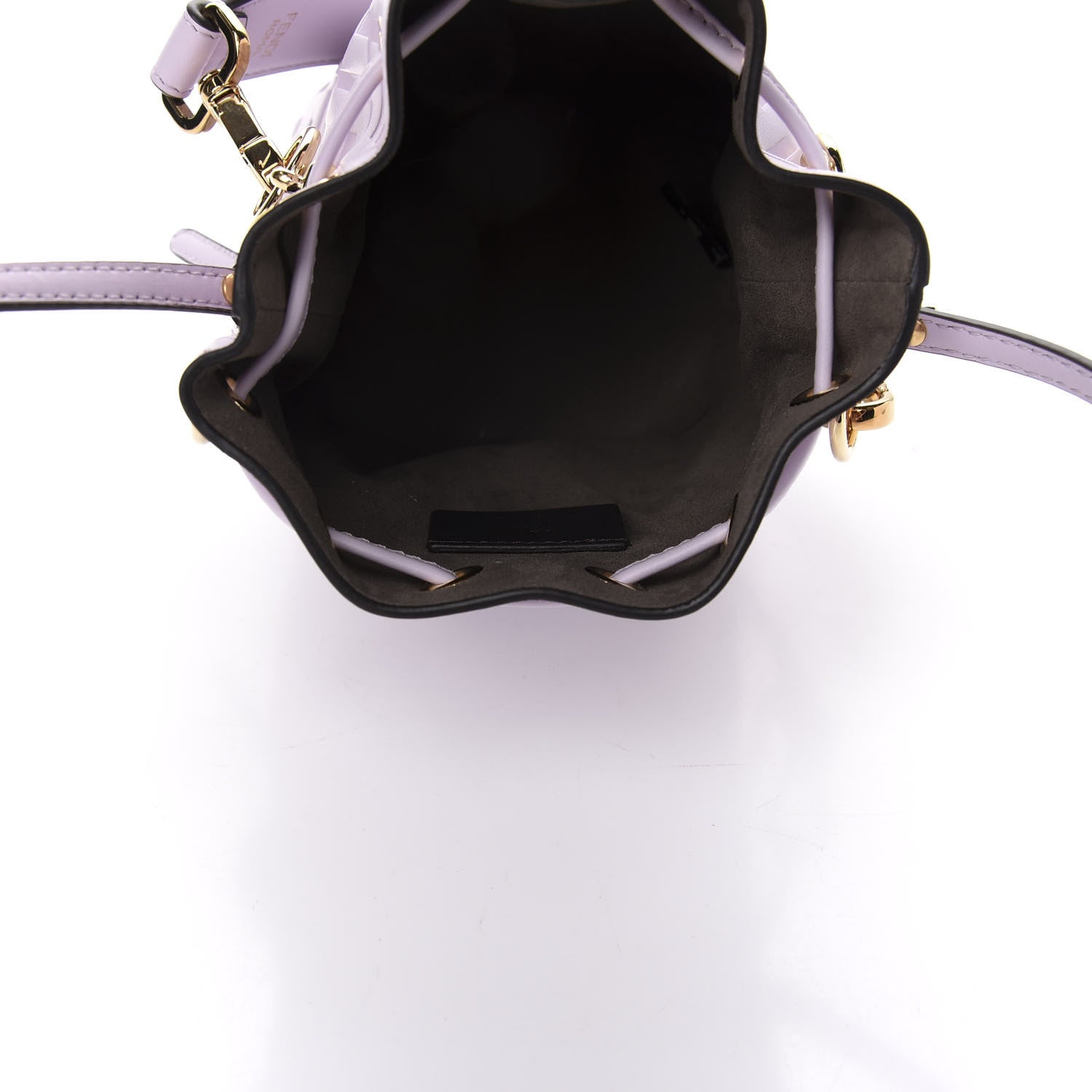 Fendi Vitello Termosport F is Fendi FF 1974 Embossed Mini Mon Tresor Bucket Bag Anemone 6 of 11