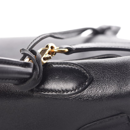 Hermes Veau Gulliver Kelly Retourne 35 Black 30 of 37