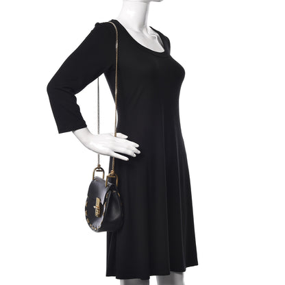 Chloe Calfskin Mini Drew Chain Shoulder Bag Black 2 of 14