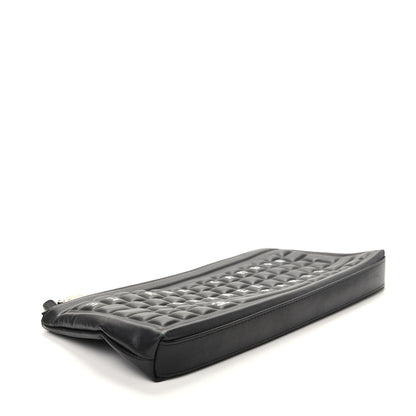 Chanel Metallic Calfskin Keyboard Pouch Black 4 of 9