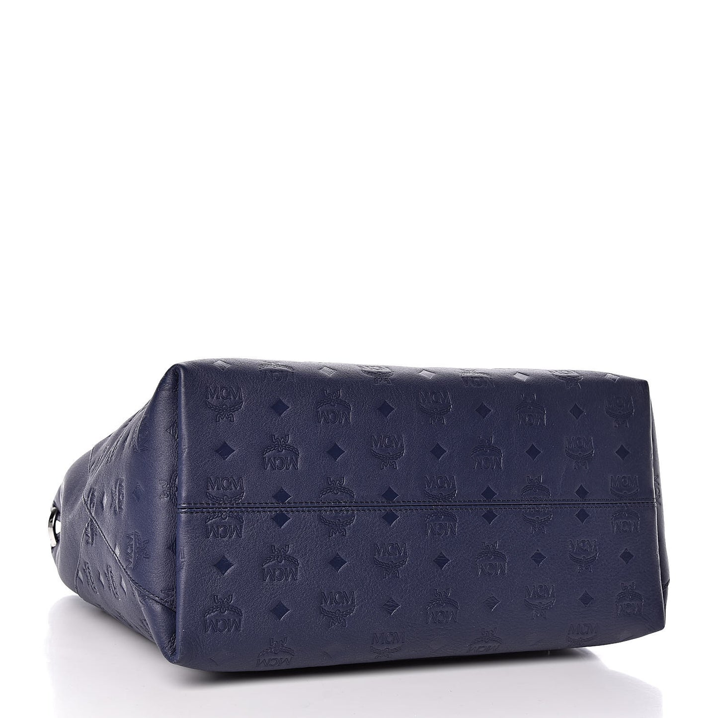 Calfskin Ottomar Monogram Large Klara Hobo Navy Blue
