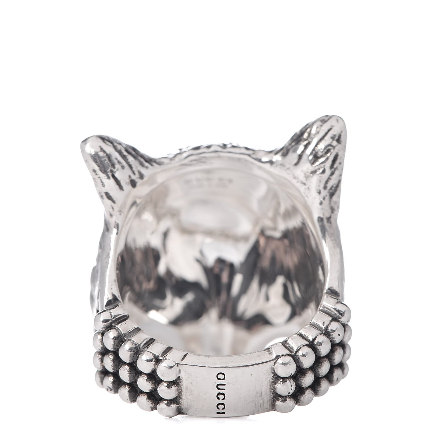 Sterling Silver Anger Forest Wolf Head Ring 54 6.75