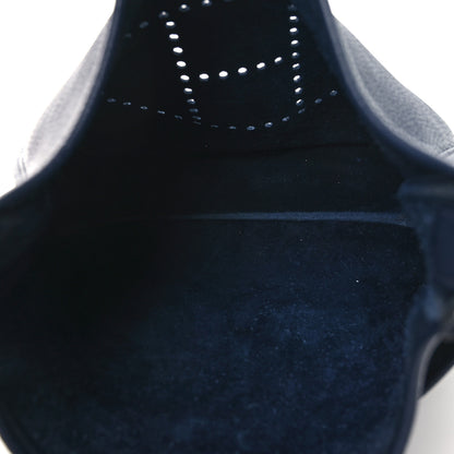 Hermes Taurillon Clemence Evelyne III PM Bleu Nuit 5 of 13