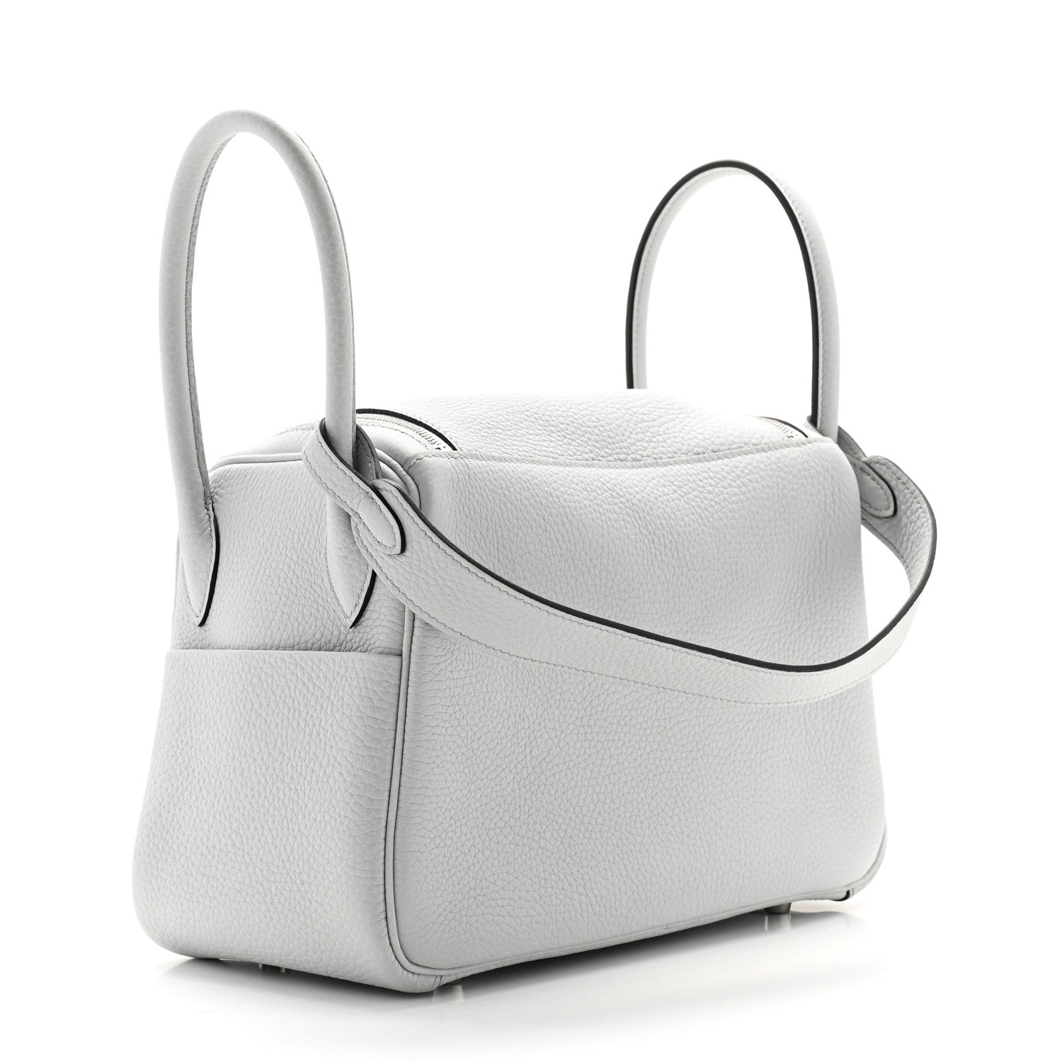 Hermes Taurillon Clemence Lindy 26 Bleu Pale 3 of 11