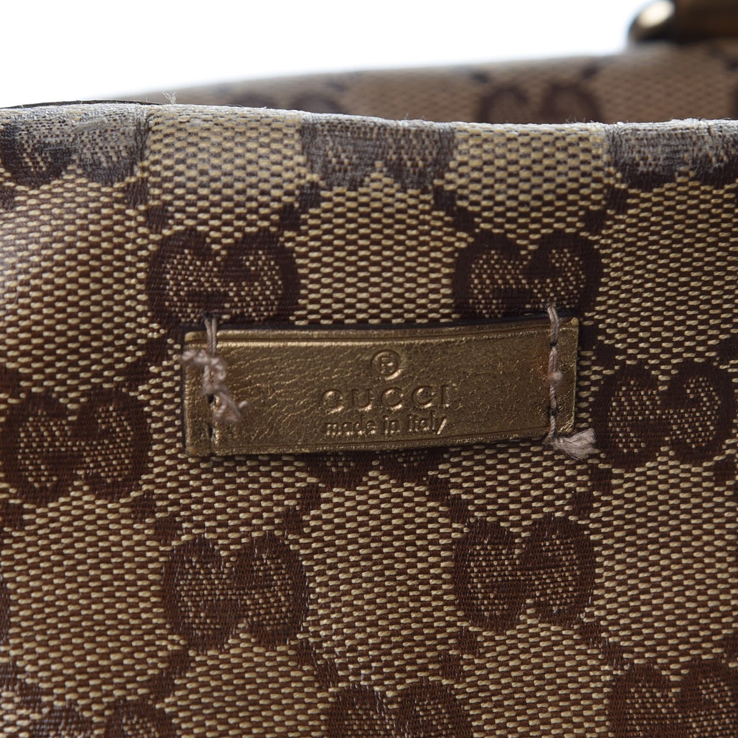 Gucci Crystal Monogram Medium Joy Boston Gold 7 of 10