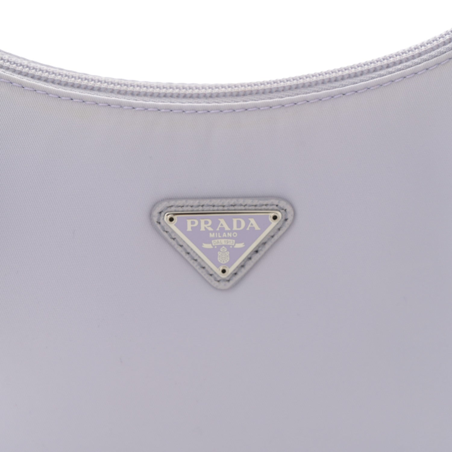 Prada Re-Nylon Saffiano Mini Re-Edition 2000 Bag  Glicine 8 of 12