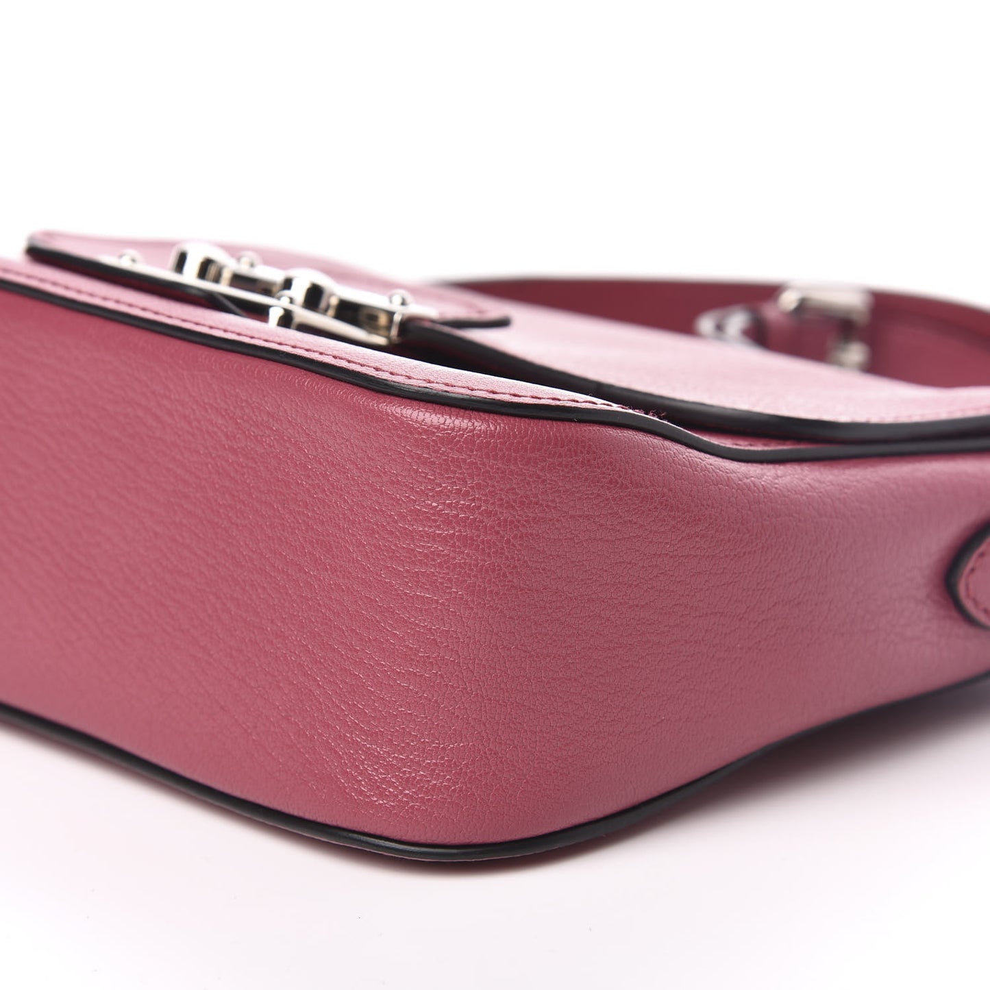 Goatskin Madras Shoulder Bag Peonia