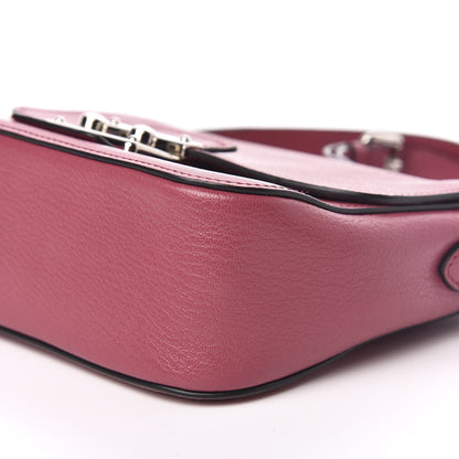 Miu Miu Goatskin Madras Shoulder Bag Peonia 8 of 9