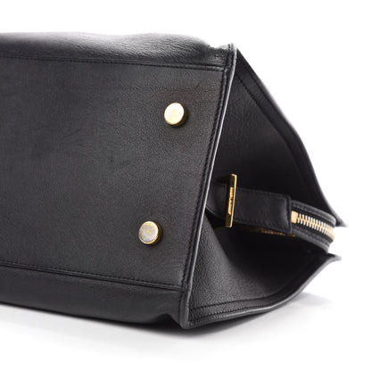 Saint Laurent Smooth Calfskin Small Monogram Cabas Black 7 of 15