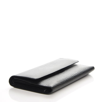 Louis Vuitton Epi Porte Tresor International Wallet Black 5 of 10