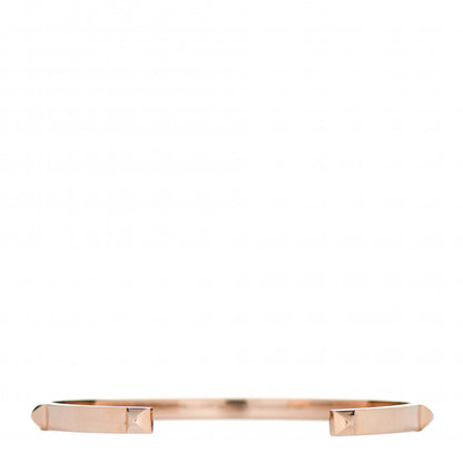 Hermes 18K Rose Gold Mini Clous Bracelet SH 3 of 4