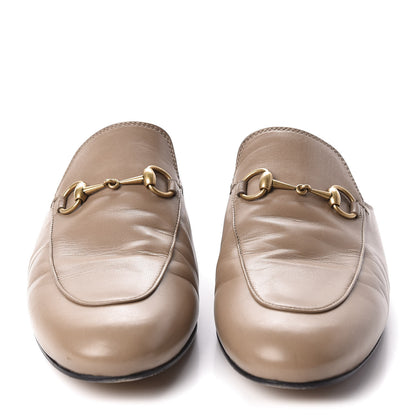 Gucci Malaga Kid Womens Princetown Slippers 38.5 Mud 2 of 10
