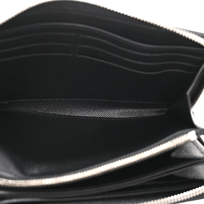 Louis Vuitton Epi LV Stories Zippy Wallet Black 5 of 8