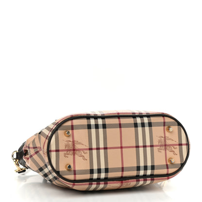 Burberry Haymarket Check Medium Tote Black 4 of 18
