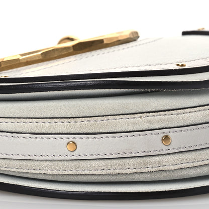 Chloe Calfskin Suede Small Pixie Bag Airy Grey 9 of 14