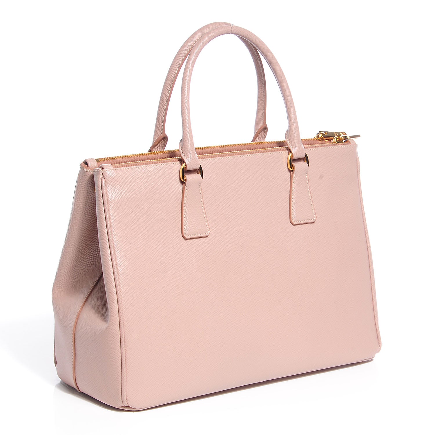 Prada Saffiano Lux Medium Double Zip Tote Cammeo 3 of 10