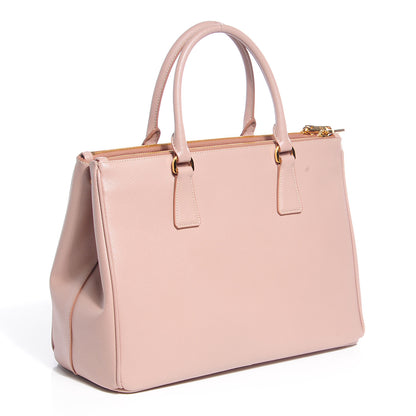 Prada Saffiano Lux Medium Double Zip Tote Cammeo 3 of 10